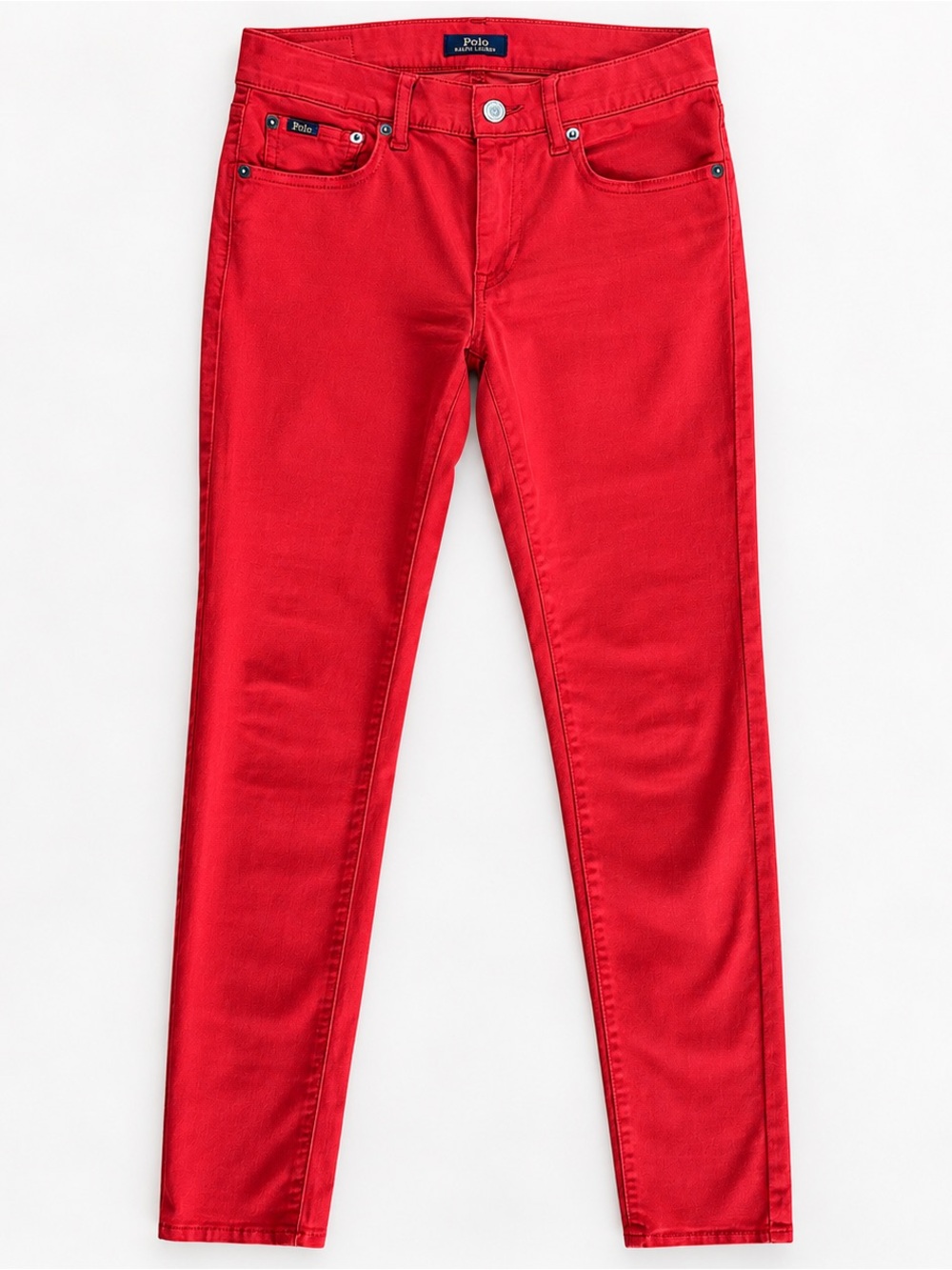 Polo Ralph Lauren Tompkins Skinny Red Jeans Size 27